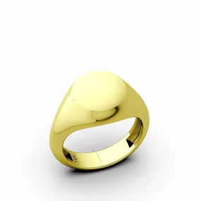 10k Yellow Gold Male Pinky Ring Jewelry Gift for Father