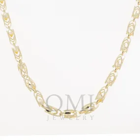 14K GOLD 5.78MM TURKISH LINK CHAIN