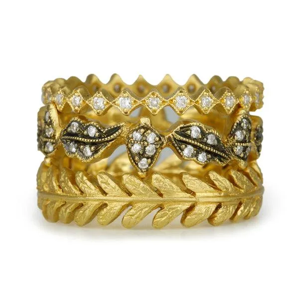 22K Gold and Diamond Ring