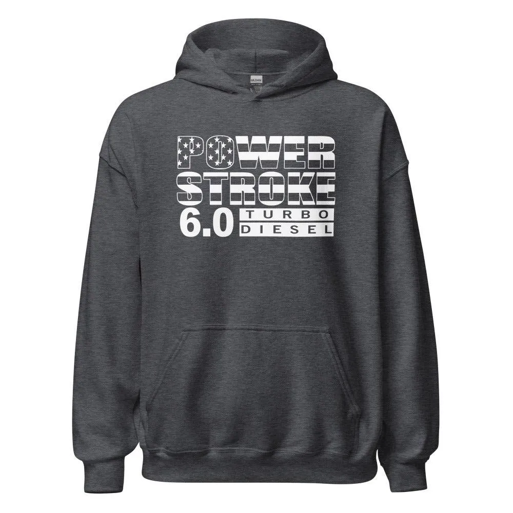 6.0 Powerstroke Hoodie Stars And Stripes Power Stroke Sweatshirt