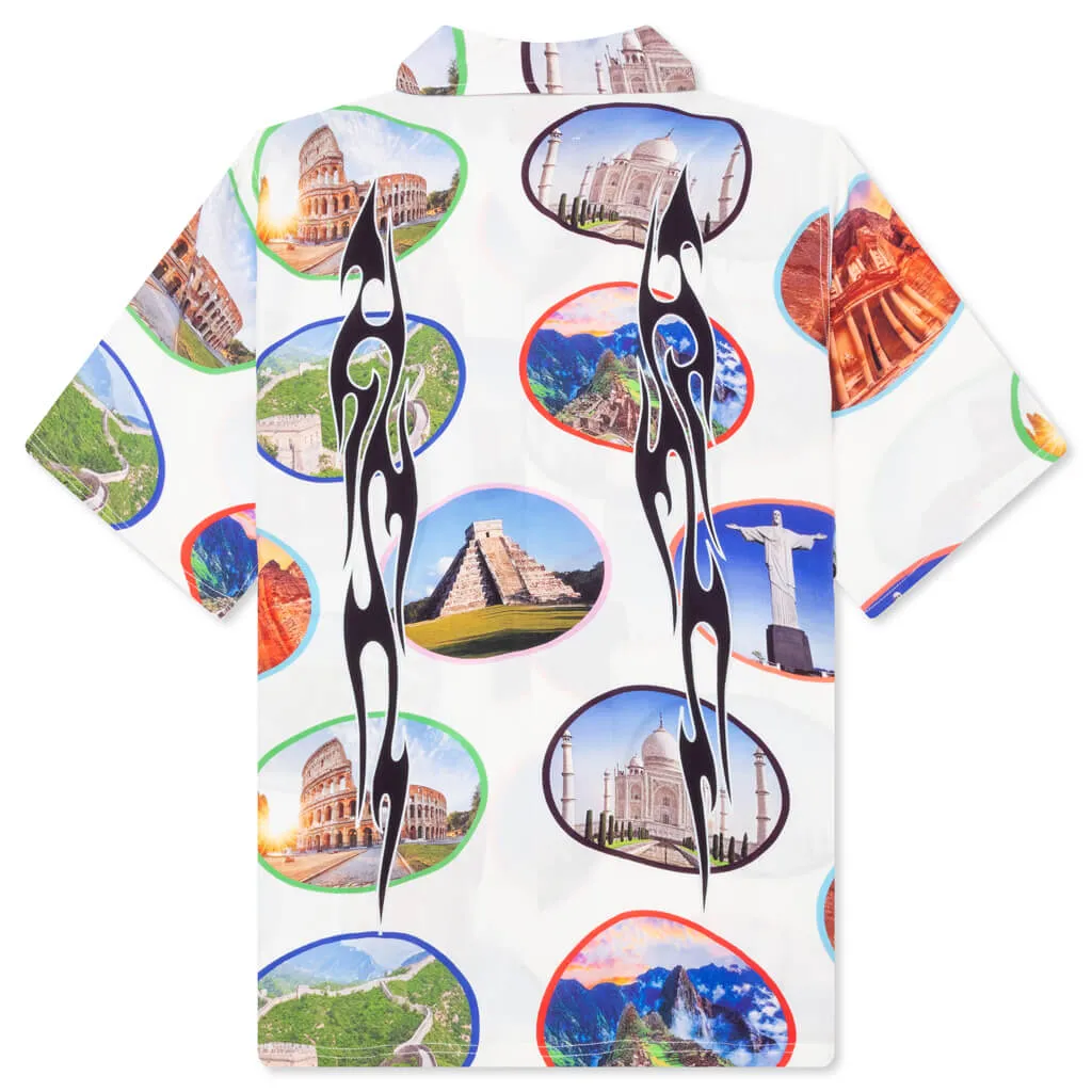 7 Wonder Camp Shirt - White