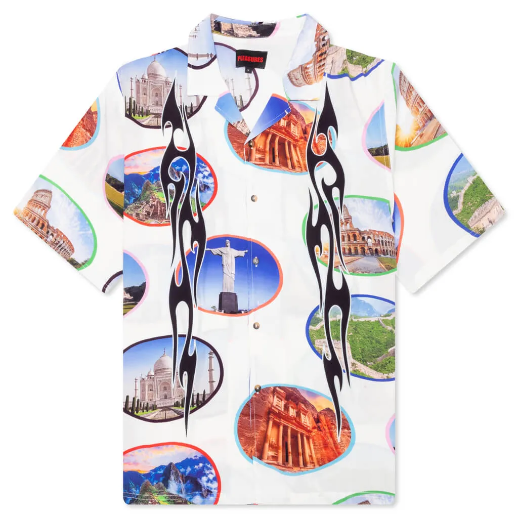 7 Wonder Camp Shirt - White