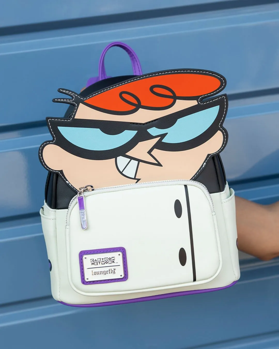 707 Street Exclusive - Loungefly Cartoon Network Dexter Glow in the Dark Cosplay Mini Backpack