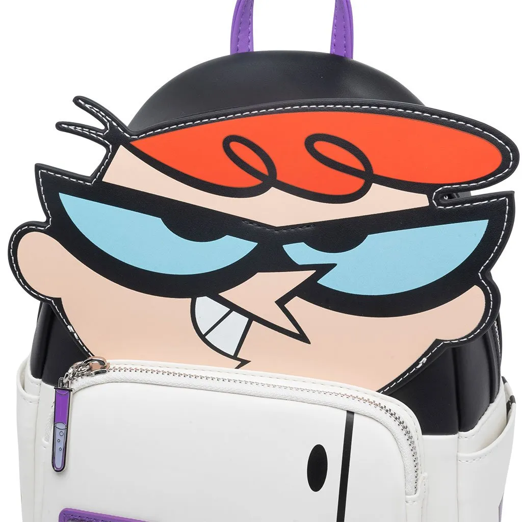 707 Street Exclusive - Loungefly Cartoon Network Dexter Glow in the Dark Cosplay Mini Backpack