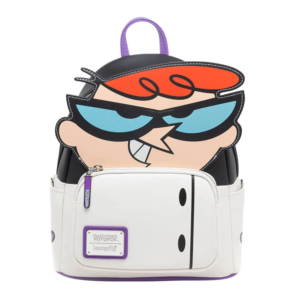 707 Street Exclusive - Loungefly Cartoon Network Dexter Glow in the Dark Cosplay Mini Backpack