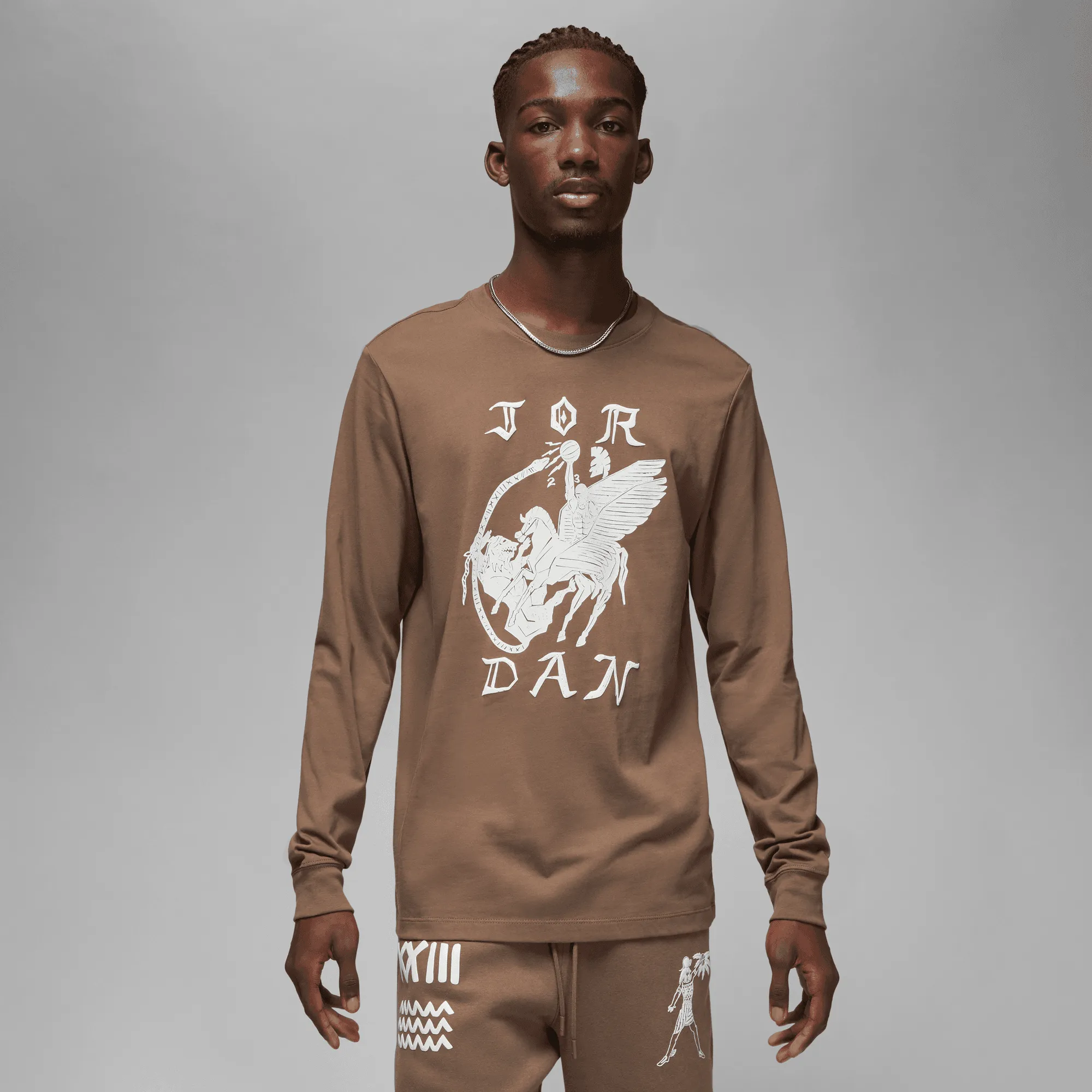 Air Jordan Mens Artist Series LS Tee by Umar Rashid