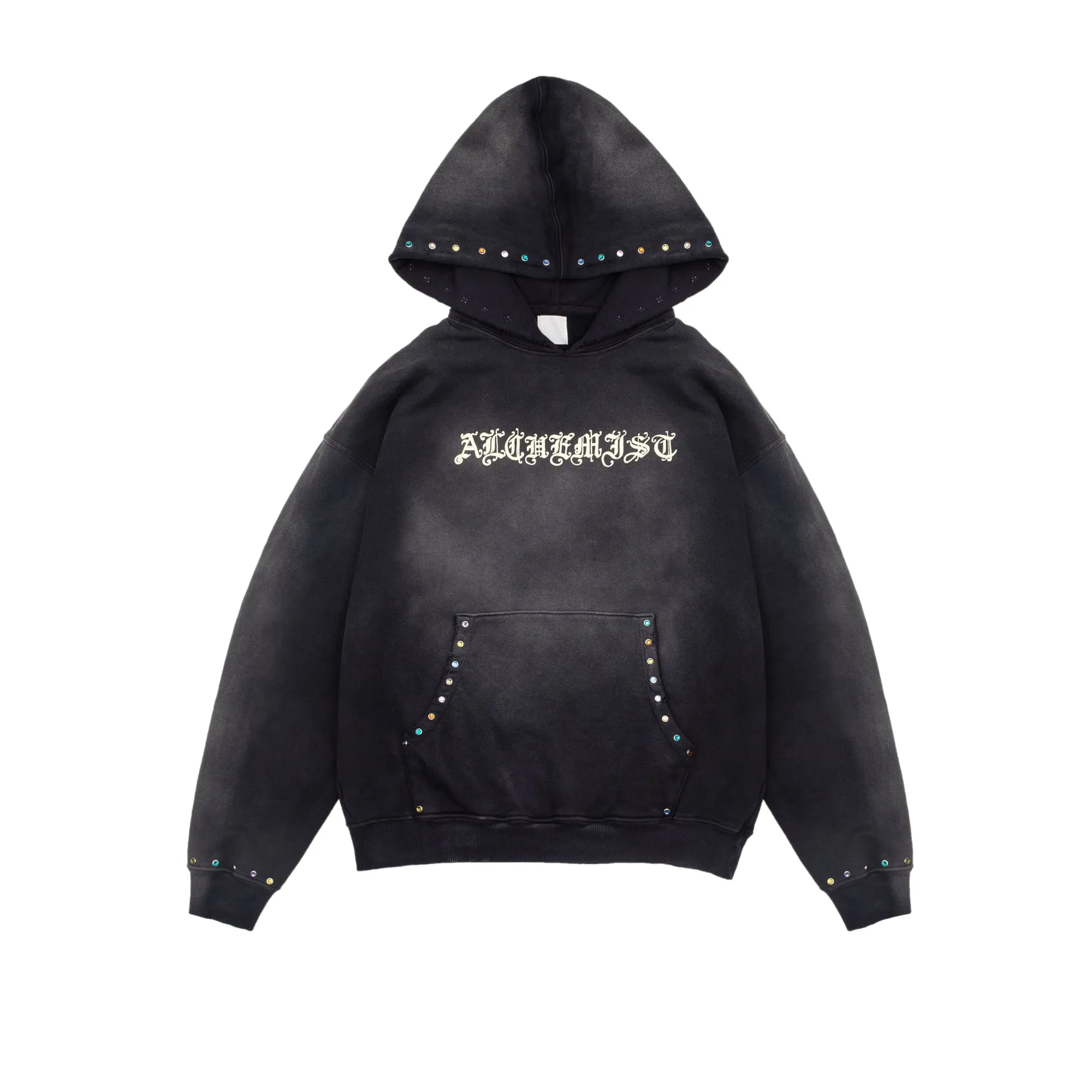 Alchemist Mens Ray Punk Hoodie - Crystals