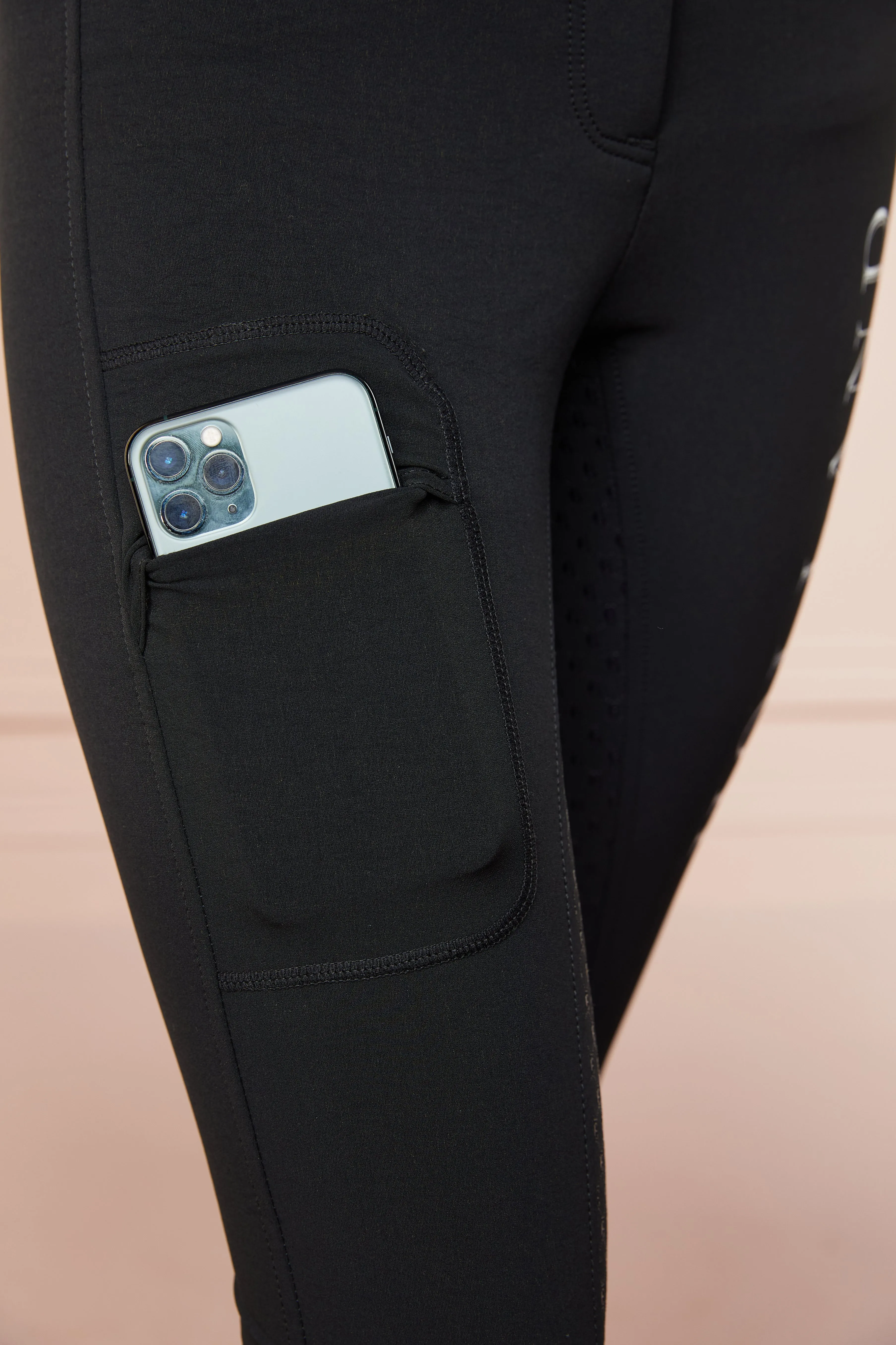 Ascot Breeches (Black Reflective)