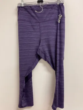 Athletic Capris By Bcg In Purple, Size: 3x