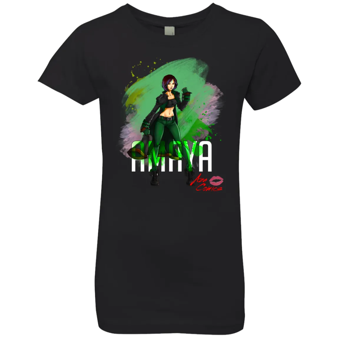 Aza Comics Amaya Girls Princess Tee