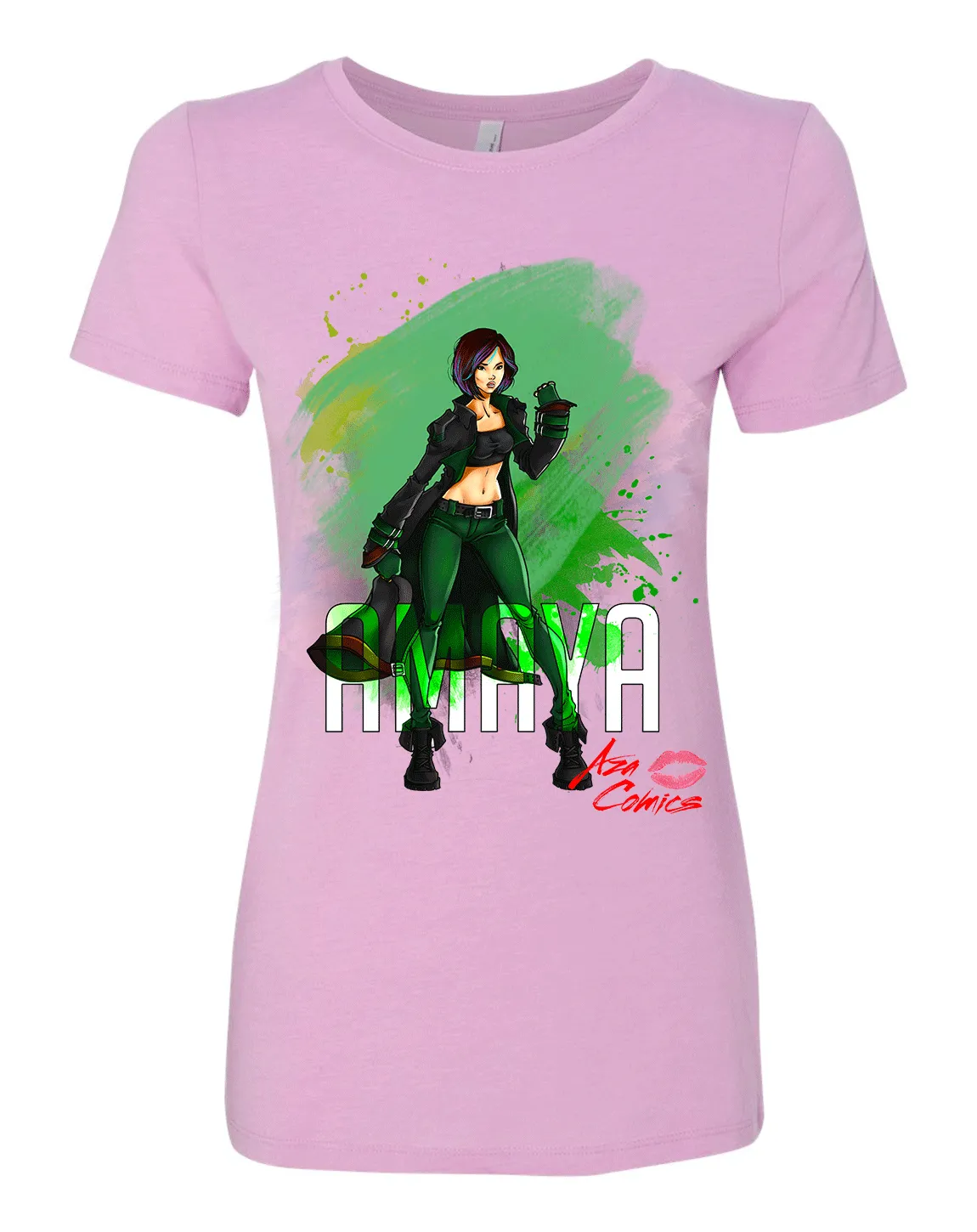 Aza Comics Amaya Girls Princess Tee