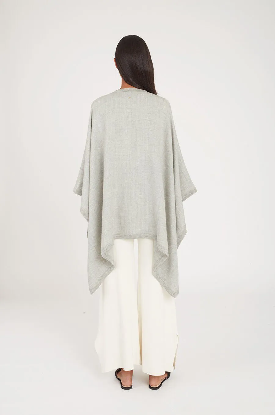 Baby Alpaca Square Edge Cape