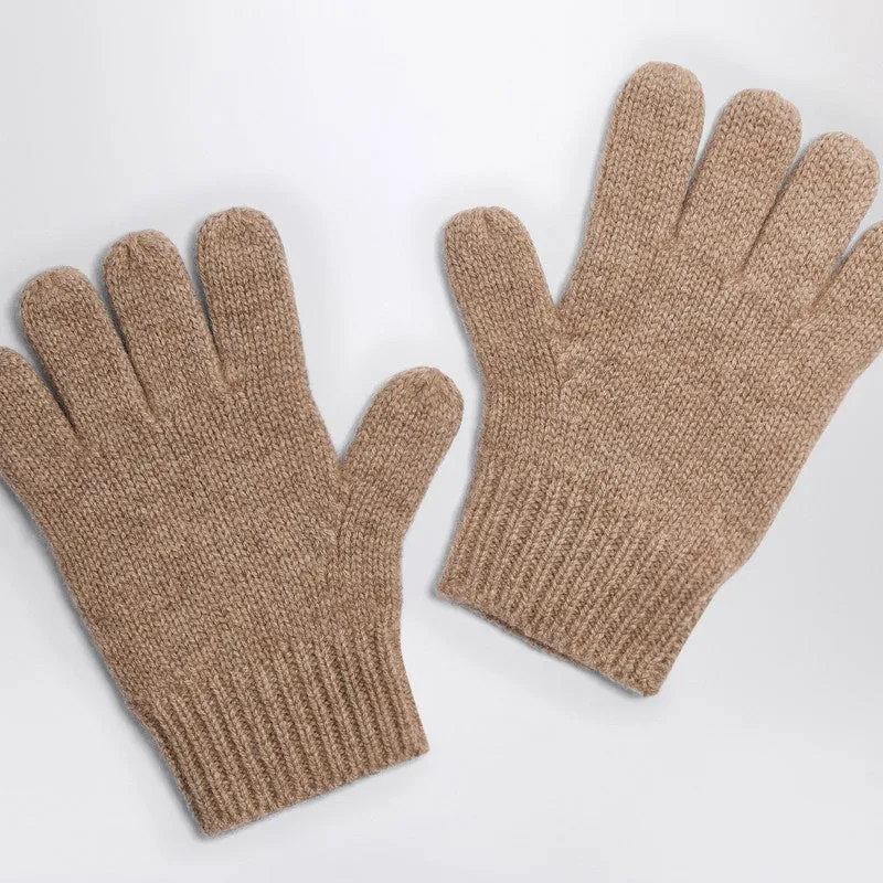 Beige Cashmere Birk Gloves