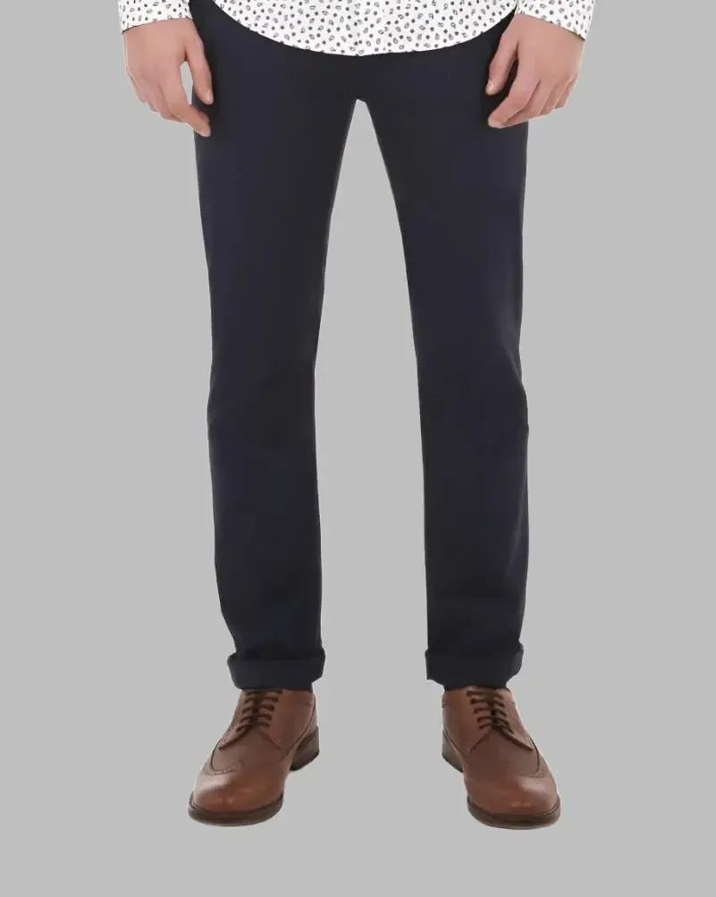 Ben Sherman Slim Stretch Chinos Navy