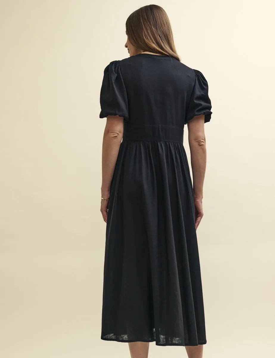 Black Starlight Midaxi Dress