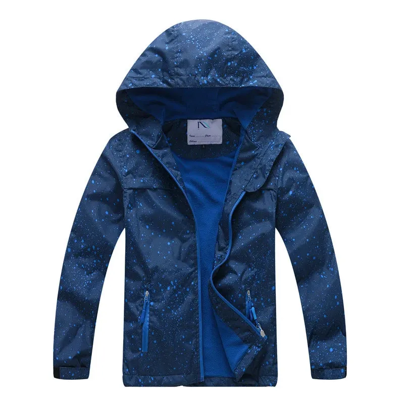 Boys 2024 Spring Camouflage Windproof Jacket