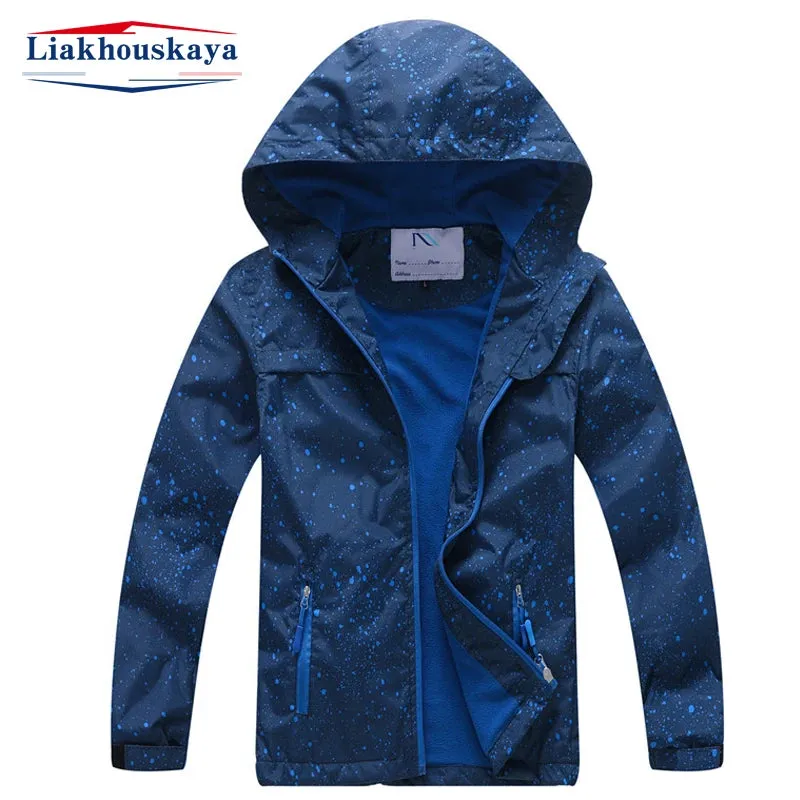 Boys 2024 Spring Camouflage Windproof Jacket