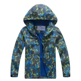 Boys 2024 Spring Camouflage Windproof Jacket