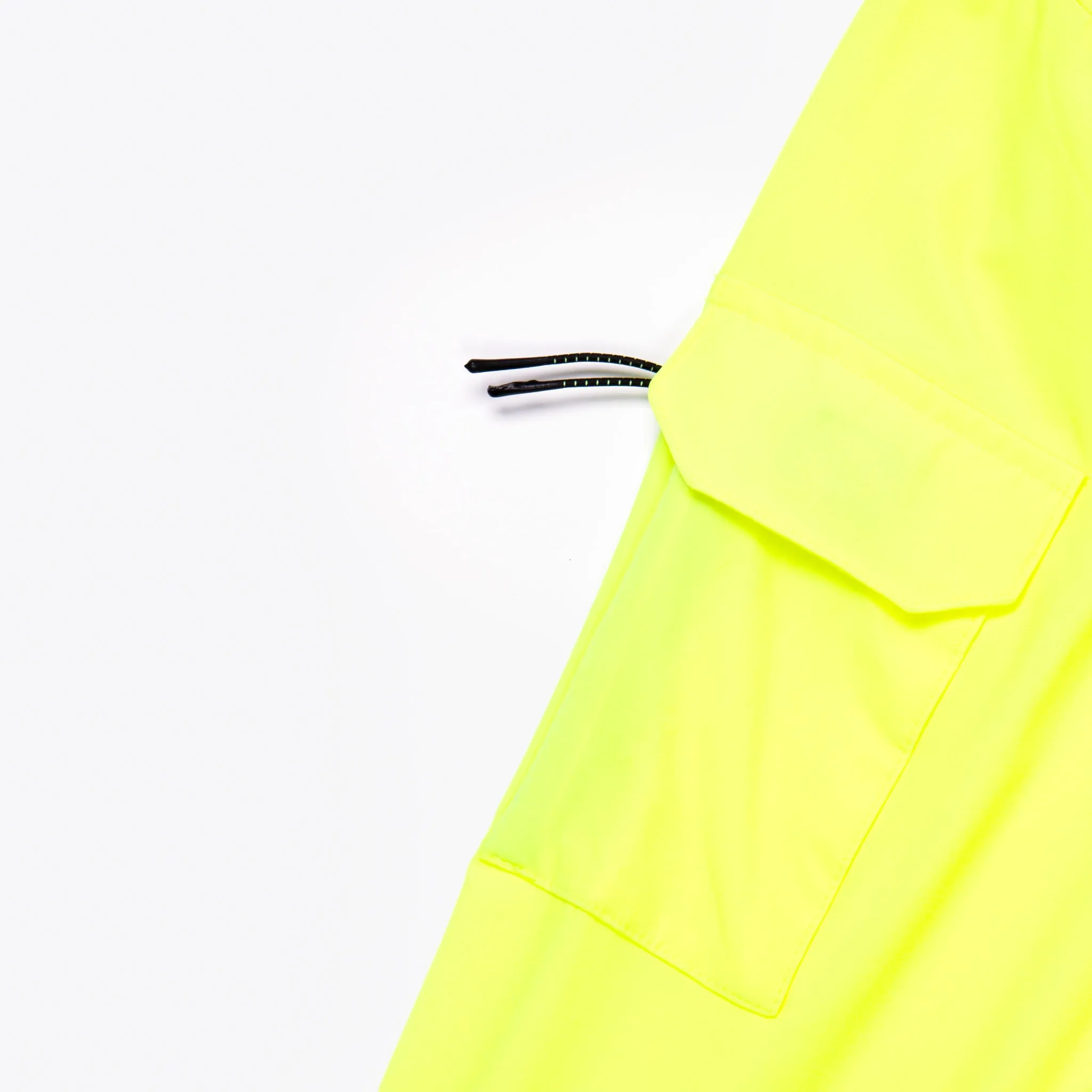 Callan Hooded Tech Overshirt (Neon Yellow)