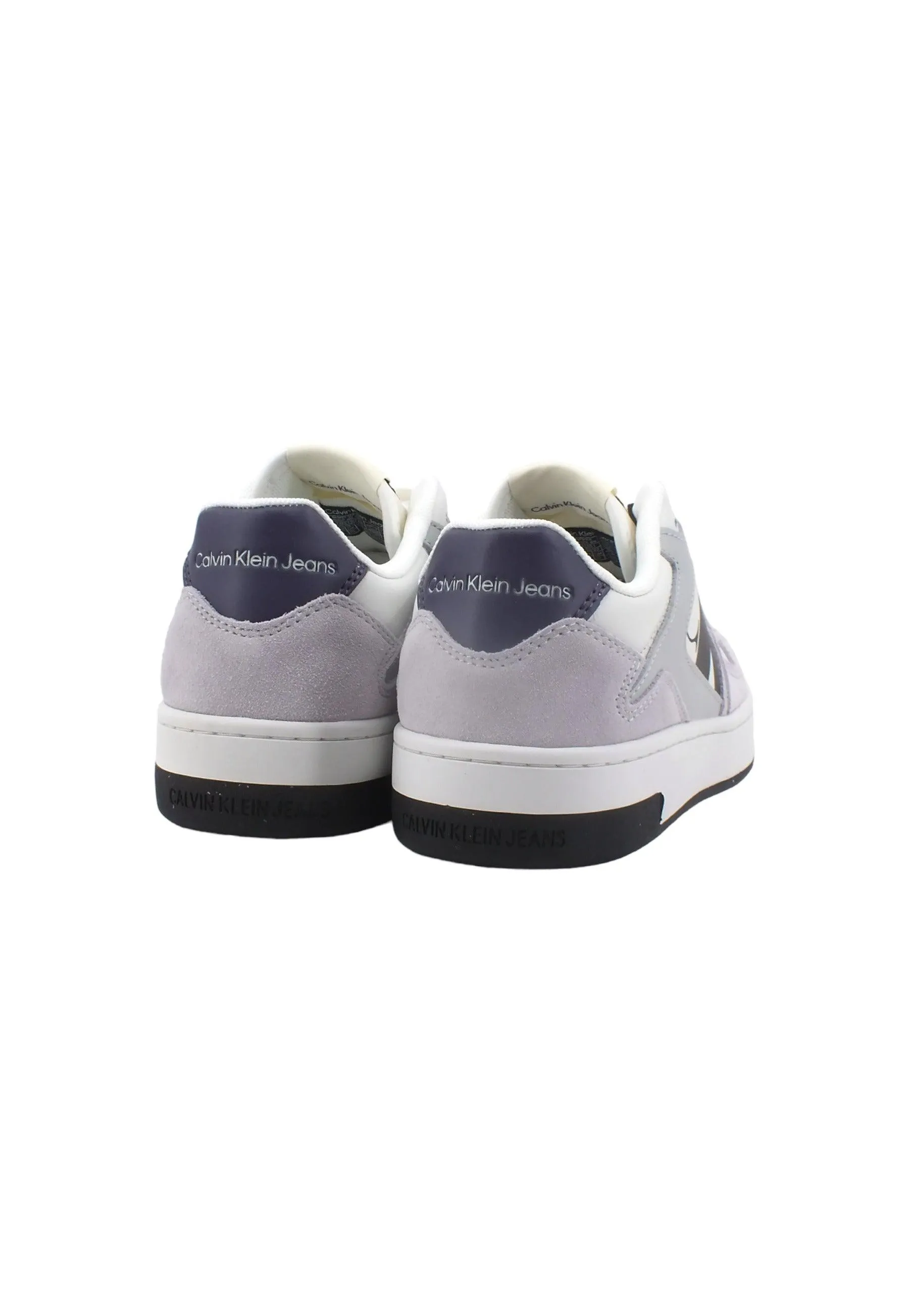 CALVIN KLEIN Basket Cupsole Sneaker White Purple YW0YW01051