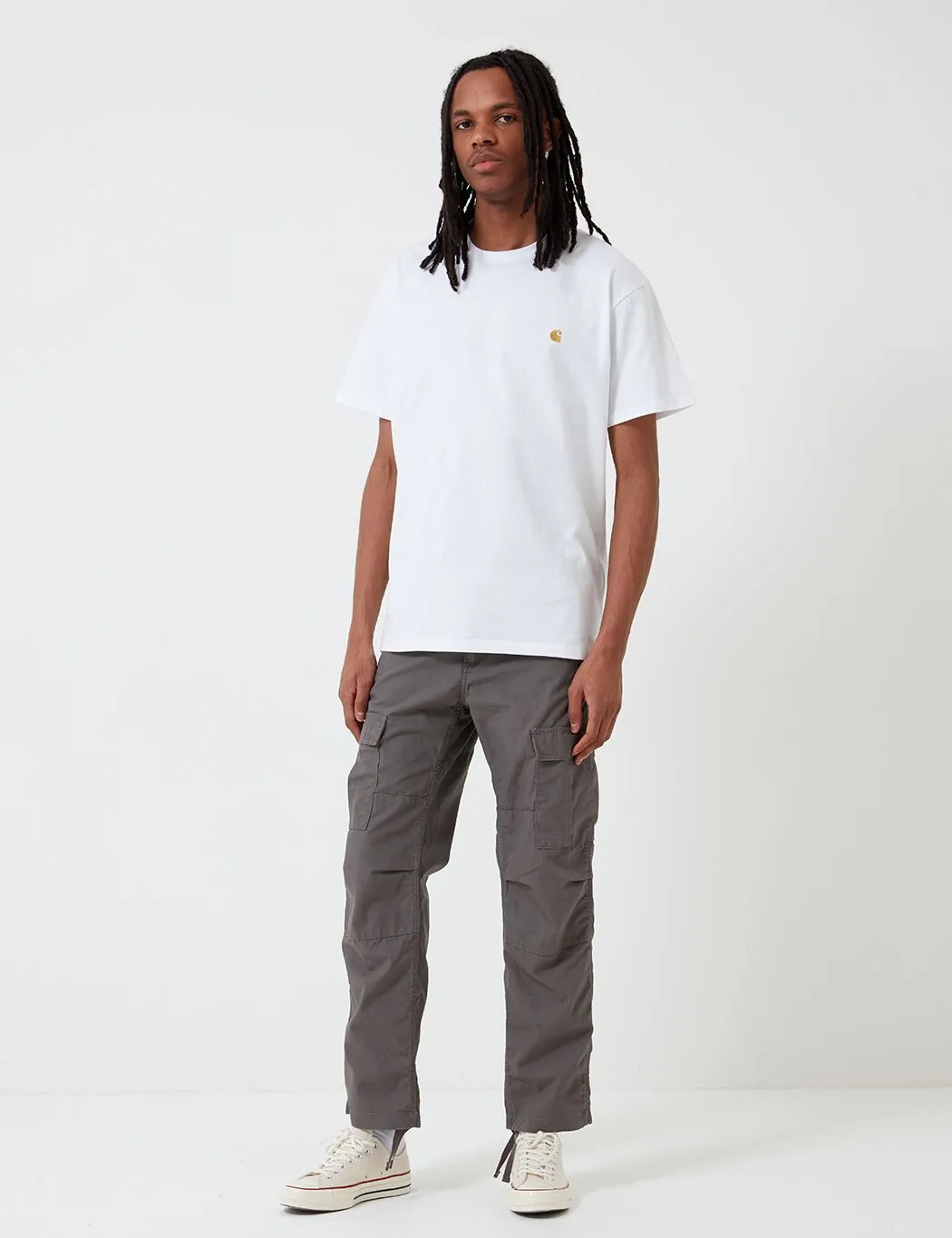 Carhartt-WIP Aviation Cargo Pant (Ripstop) - Air Force Grey Rinsed