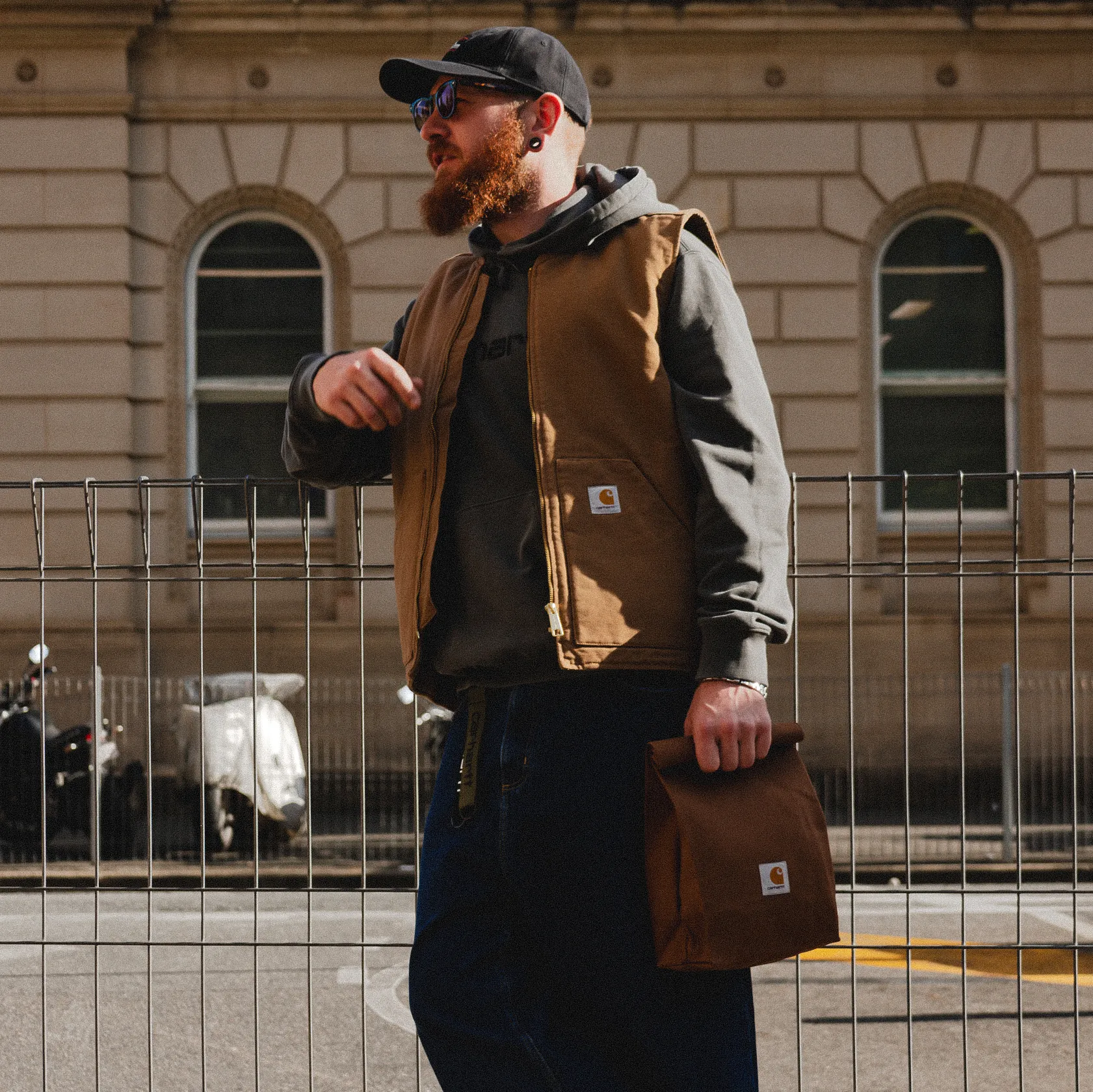 Carhartt WIP Classic Vest Hamilton Brown Rinsed