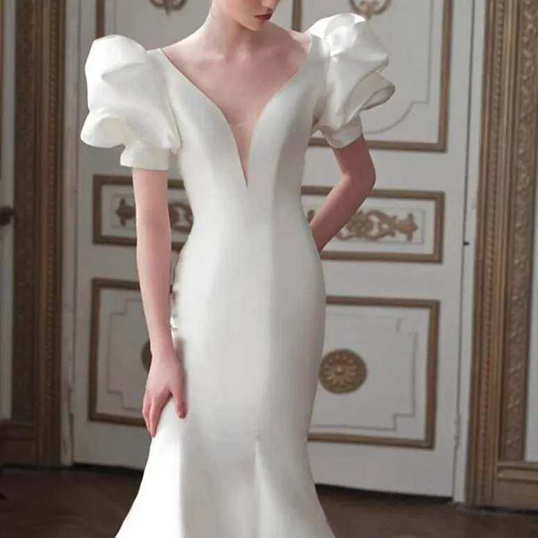 Cascade Mermaid Wedding Dress