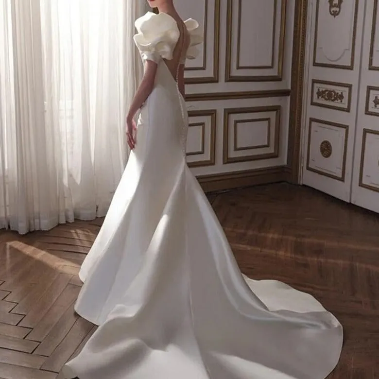 Cascade Mermaid Wedding Dress