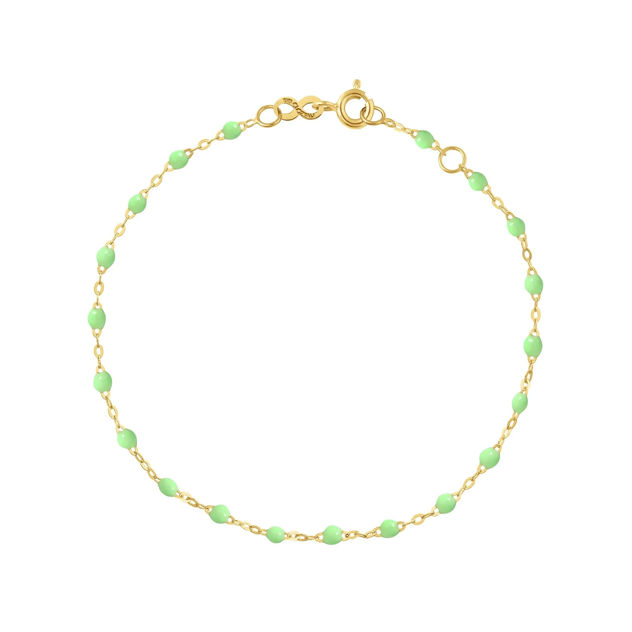 Classic Gigi Anis bracelet, Yellow Gold, 6.7"