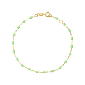 Classic Gigi Anis bracelet, Yellow Gold, 6.7"