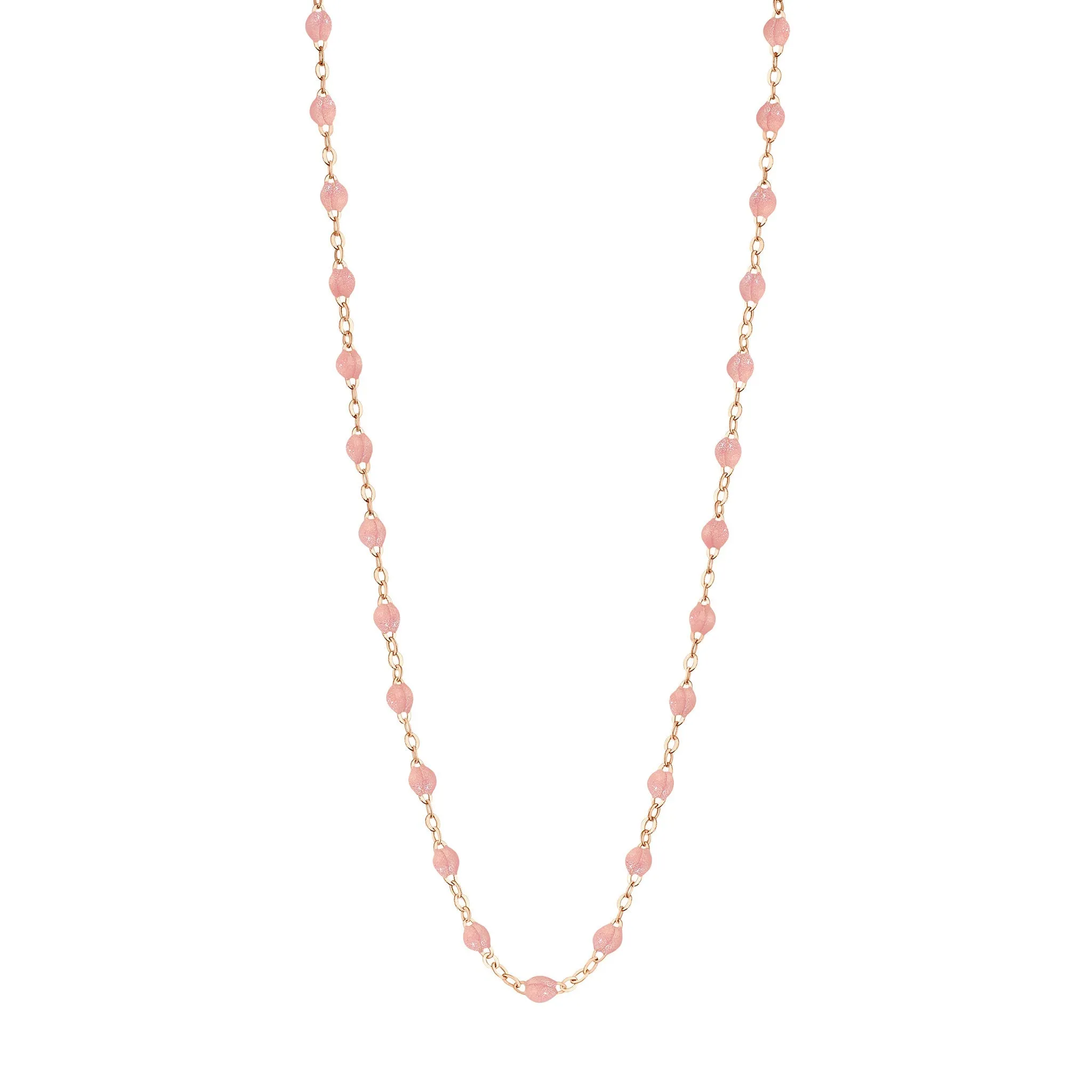 Classic Gigi Blush necklace, Rose Gold, 17.7"