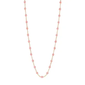 Classic Gigi Blush necklace, Rose Gold, 17.7"