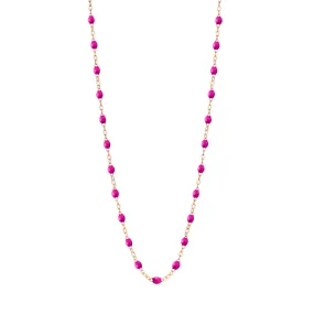 Classic Gigi Candy necklace, Rose Gold, 19.7"