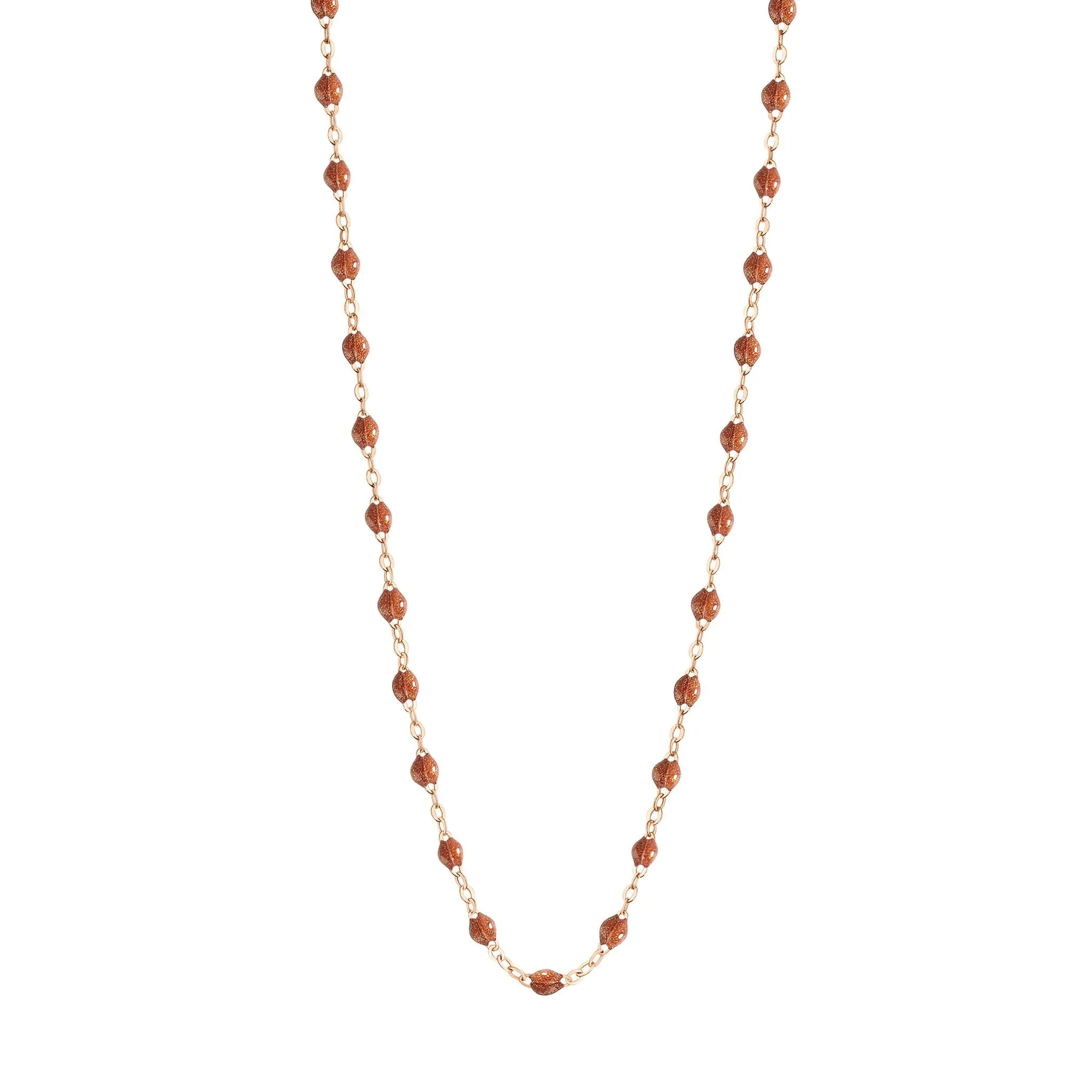 Classic Gigi Fauve necklace, Rose Gold, 16.5"