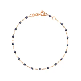 Classic Gigi Midnight bracelet, Rose Gold, 5.9"