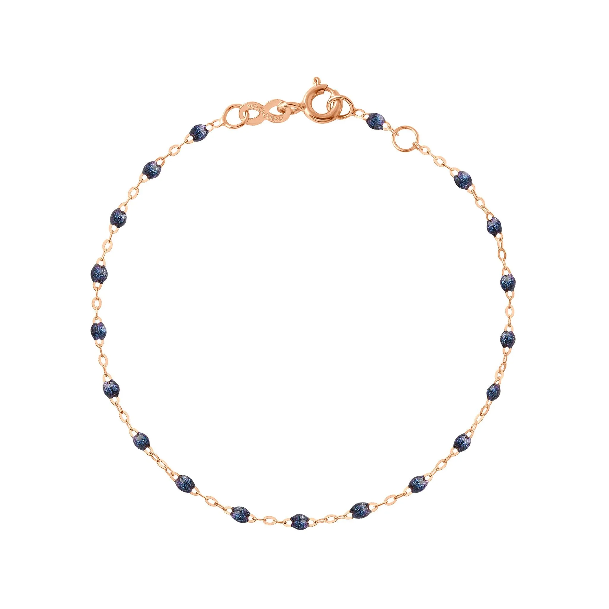 Classic Gigi Midnight bracelet, Rose Gold, 5.9"