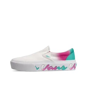 Classic Slip On - (Spring Fade) White/True