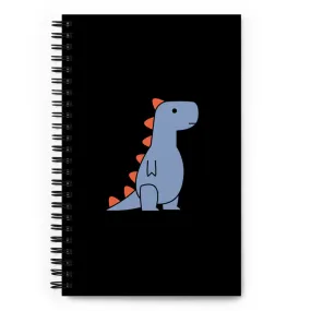 Classic T-Rex | spiral notebook (black)