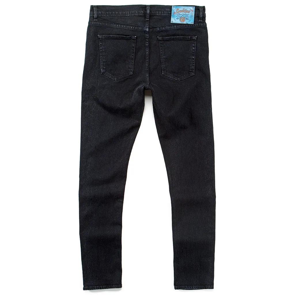 Cookies Skinny Fit 5 Pocket Black Denim Jeans