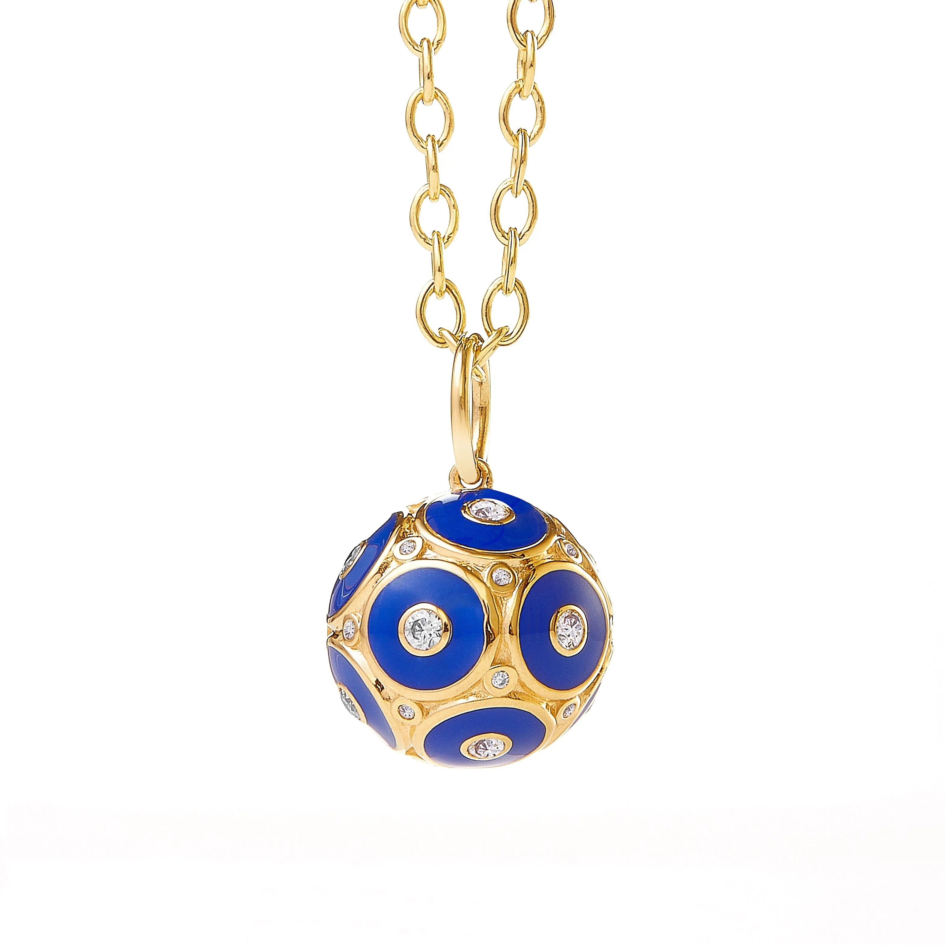 Cosmic Enamel Ball Pendant