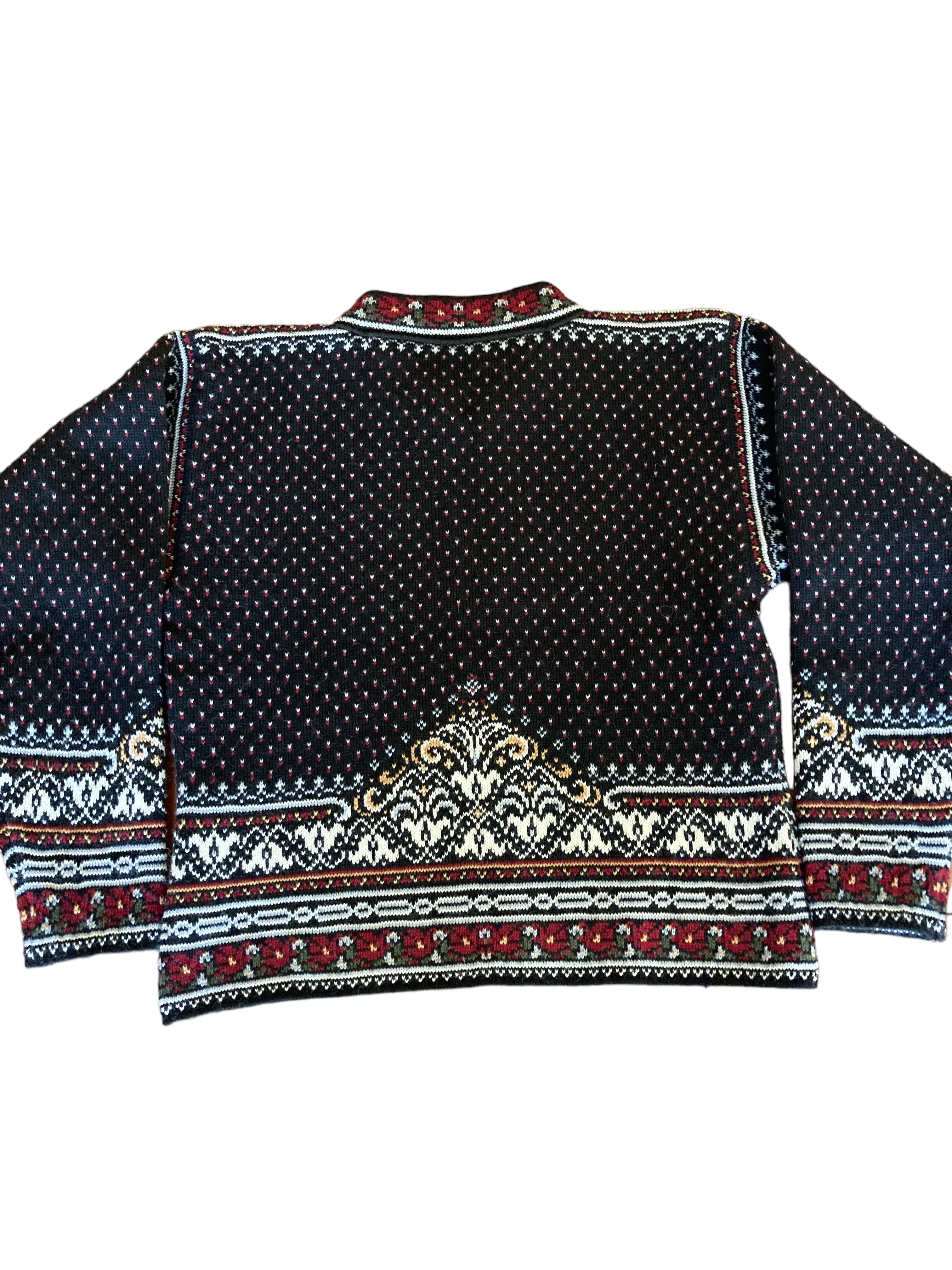 Dale of Norway Black Nordic Cardigan Sweater, S/M