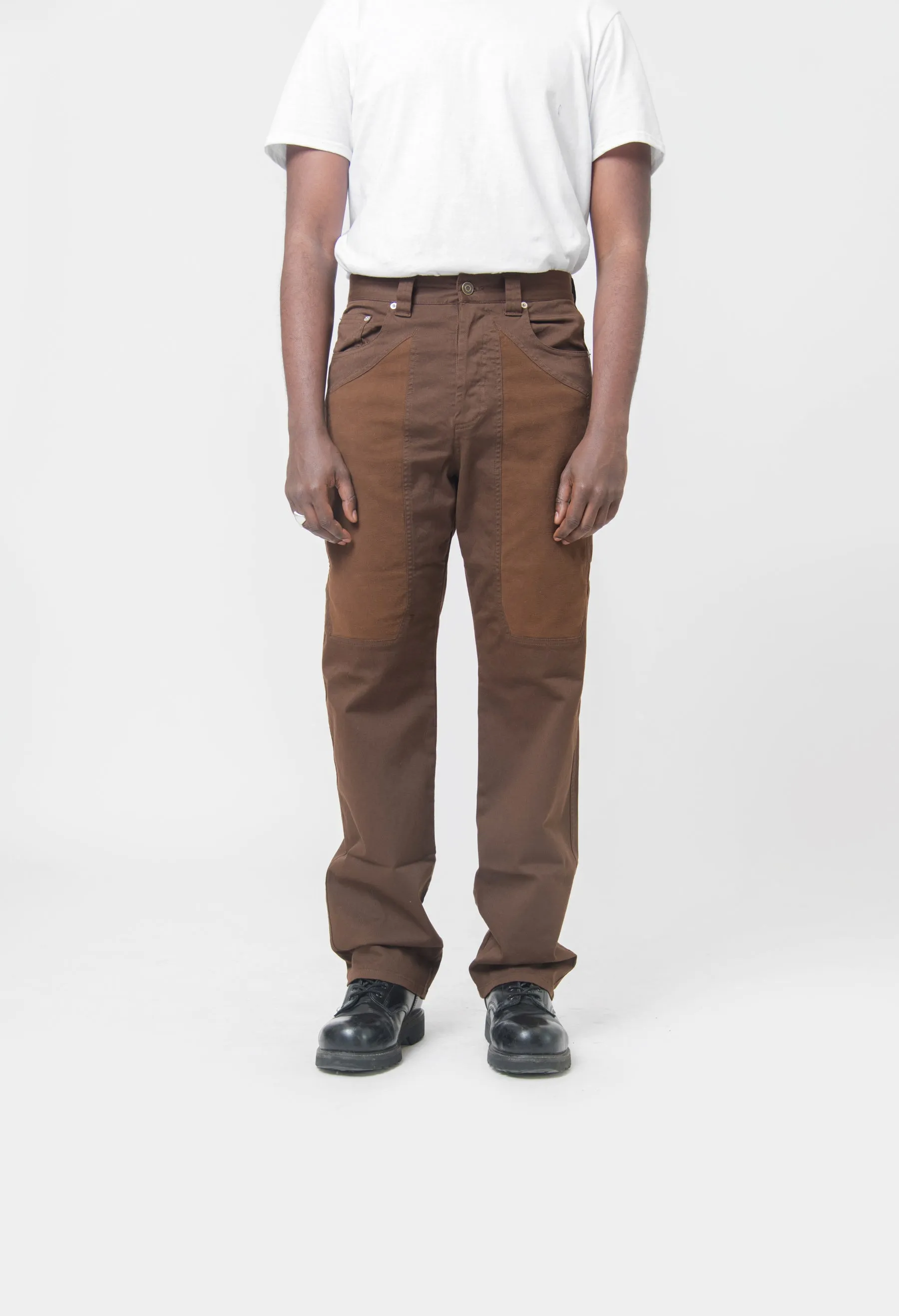 Denim Pants Brown