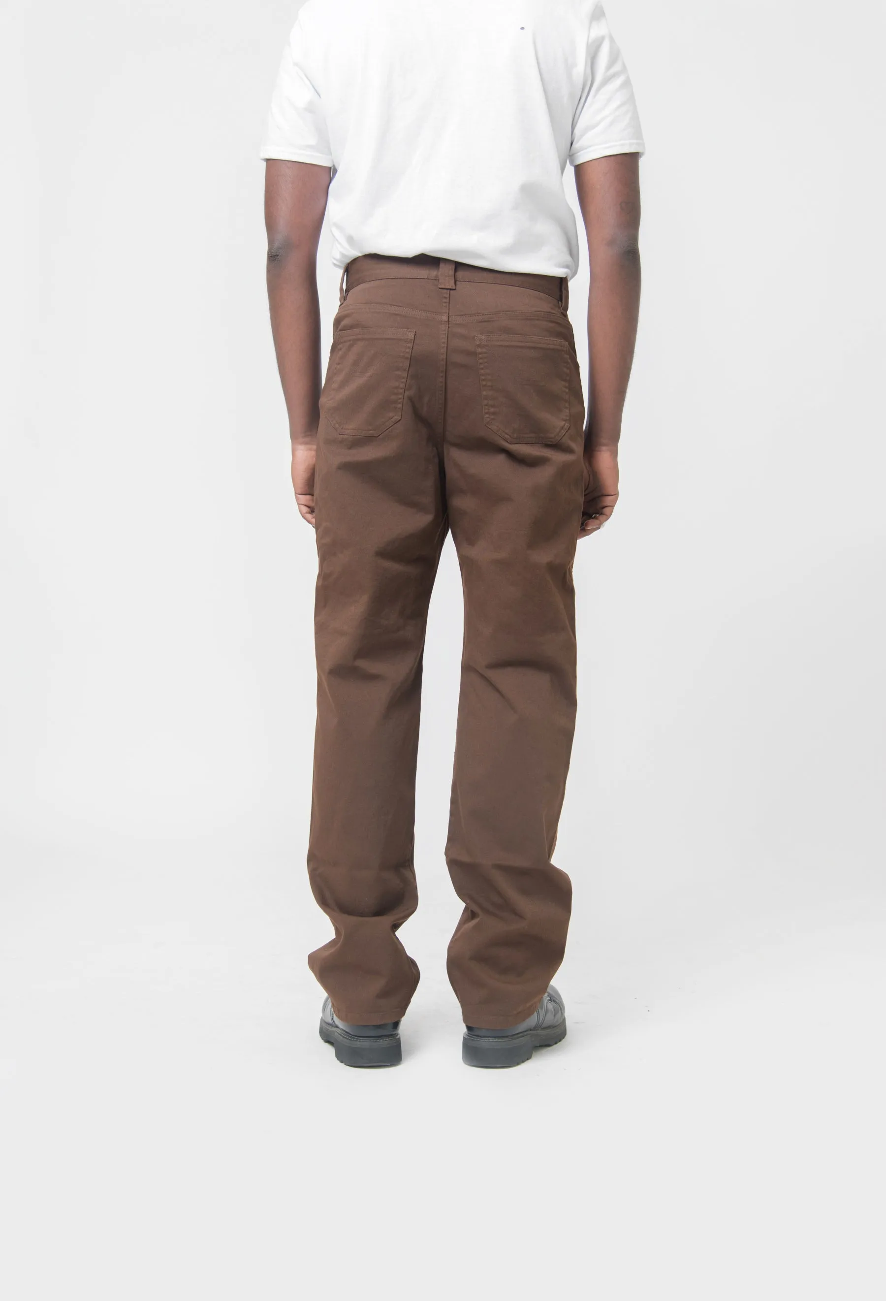 Denim Pants Brown