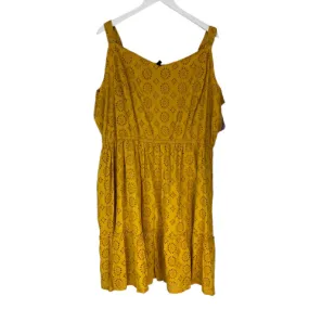 Dress Casual Maxi By Lane Bryant In Yellow, Size: 28