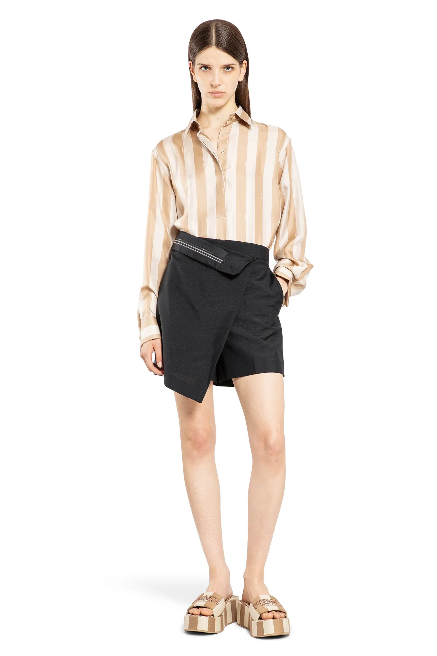 FENDI WOMAN BEIGE SHIRTS