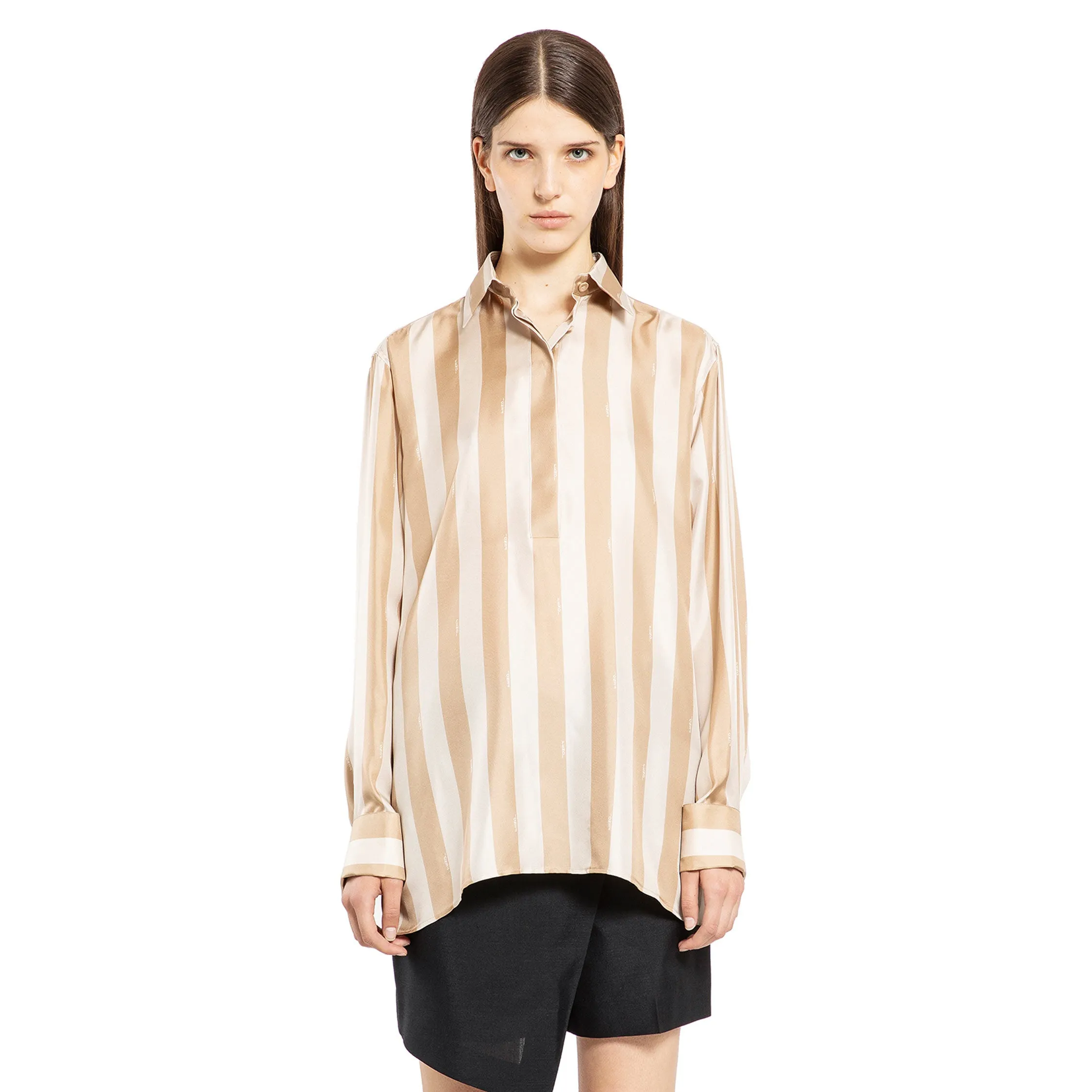 FENDI WOMAN BEIGE SHIRTS