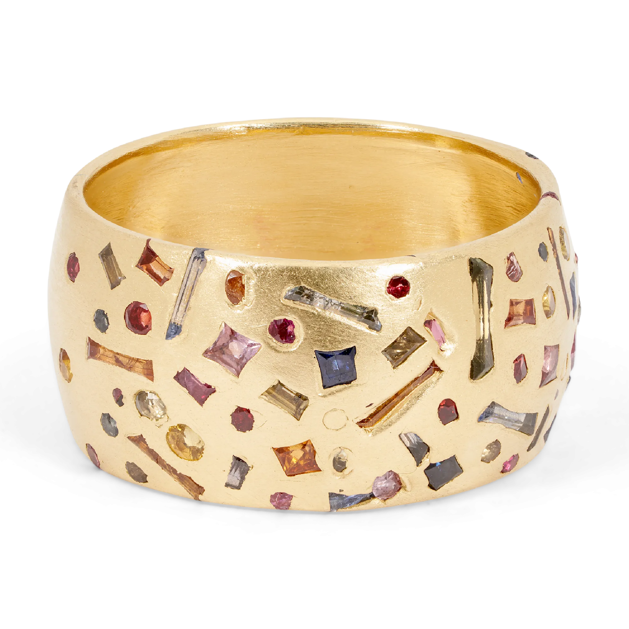 Harlequin Confetti Barrel Ring - Size 10.5 - 11101