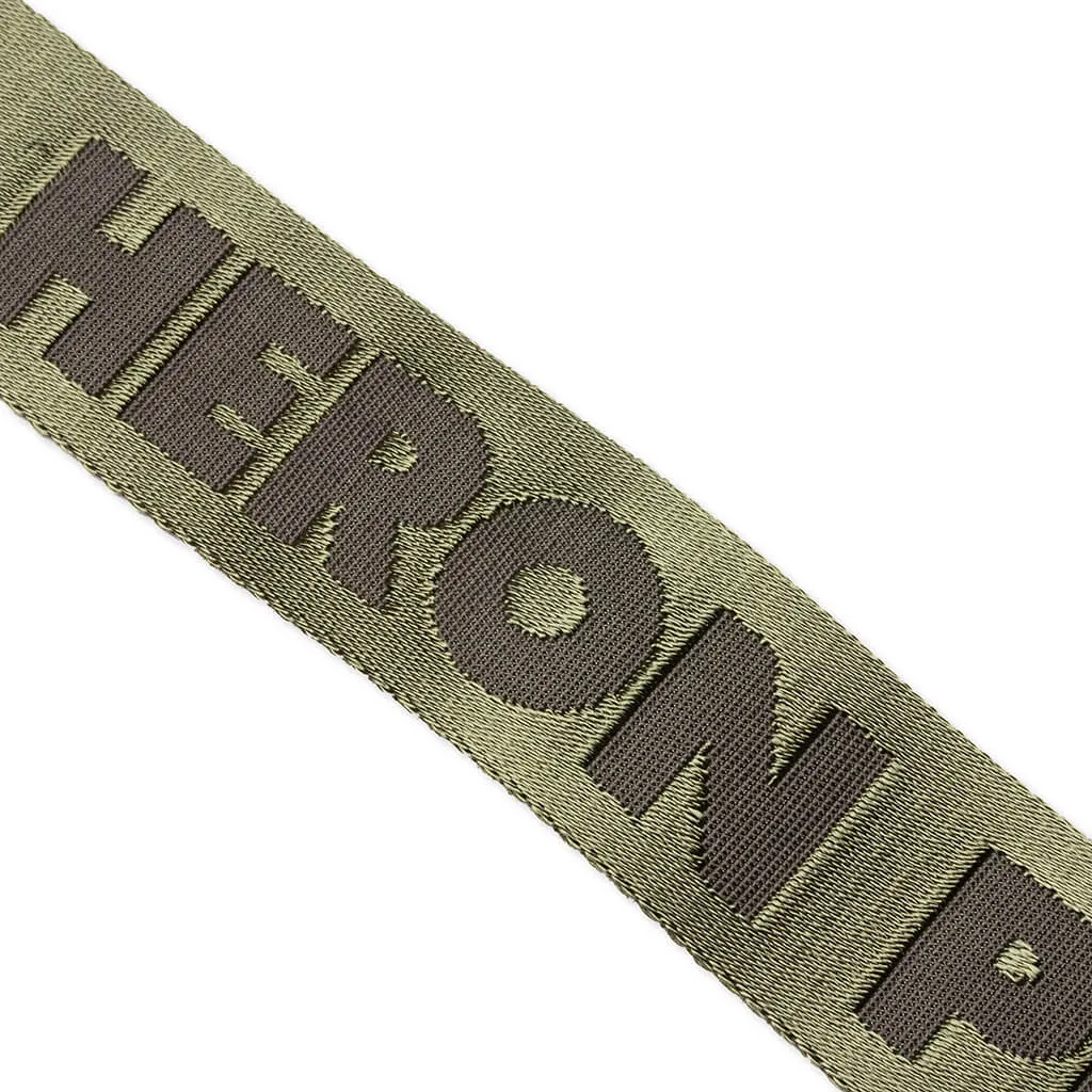 HP Tape Belt Classic Buckle - Green/Black