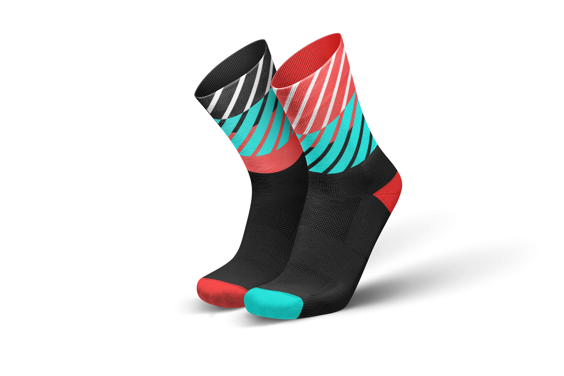 INCYLENCE Running Diagonals Black Inferno Long Sock