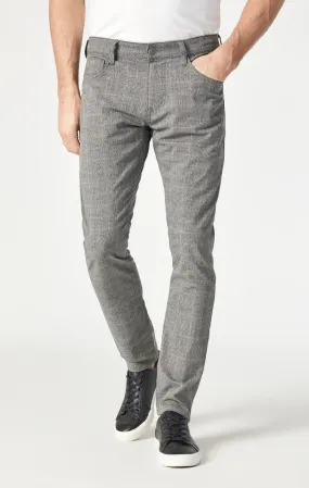 JAKE LIGHT GREY PLAID PANT